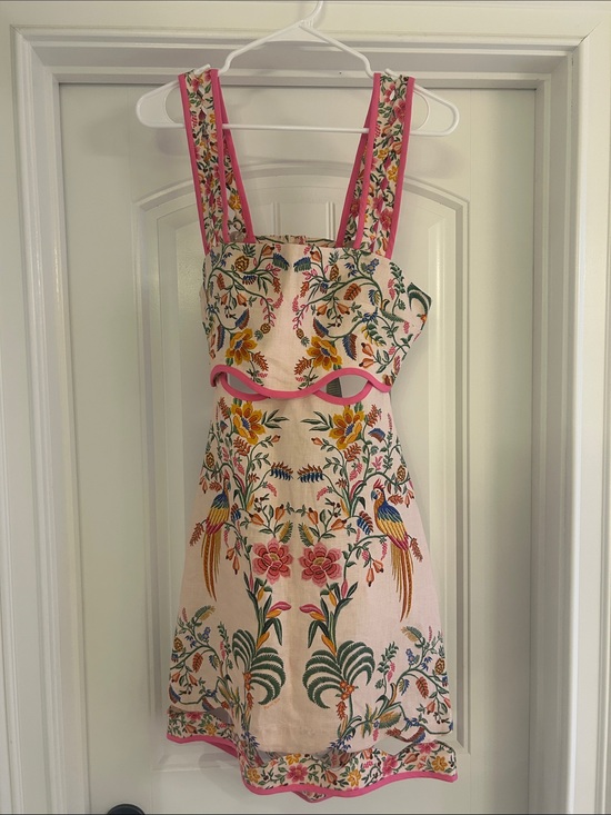 FARM Rio Dresses & Skirts - FARM Rio Delicate Forest Pink Mini Dress